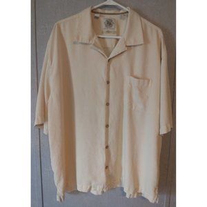 Pusser's West Indies 100% Silk Button Down Short Sleeve Shirt XXL